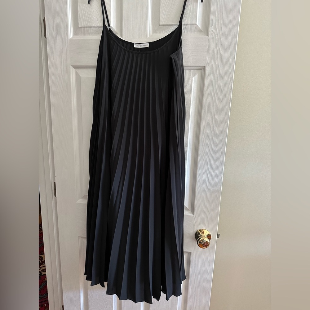 Black pleated sundress